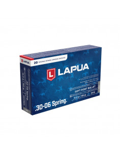 LAPUA - Boite de 20 cartouches .30-06 Springfield 185 gr. Mega SFP Soft Point Bullet