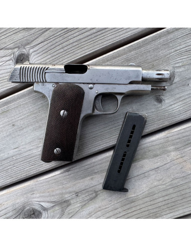OCCASION - Pistolet Ruby fabrication "ALKAR" Alkartasuna à Guernica (Pays-Basque Espagnol) Cal. 7,65mm Browning / 32 ACP