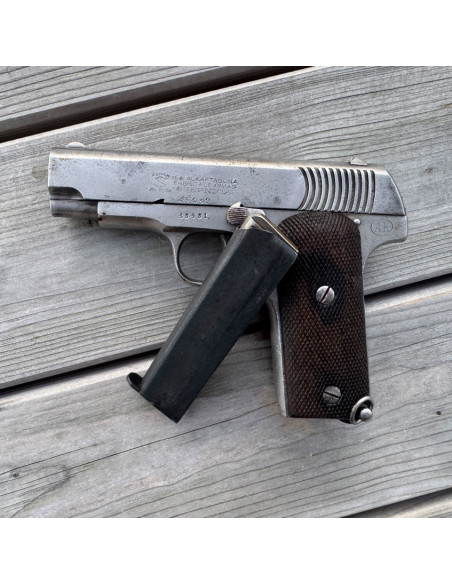 OCCASION - Pistolet Ruby fabrication "ALKAR" Alkartasuna à Guernica (Pays-Basque Espagnol) Cal. 7,65mm Browning / 32 ACP