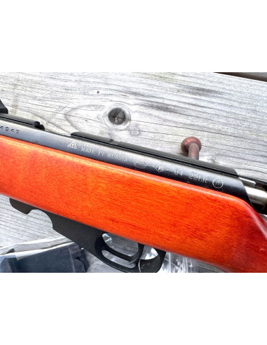 OCCASION VENDUE - Carabine TOZ T03 78-04 calibre 22LR Fileté 1/2-20 TPI + 3 chargeurs - Made in Russia