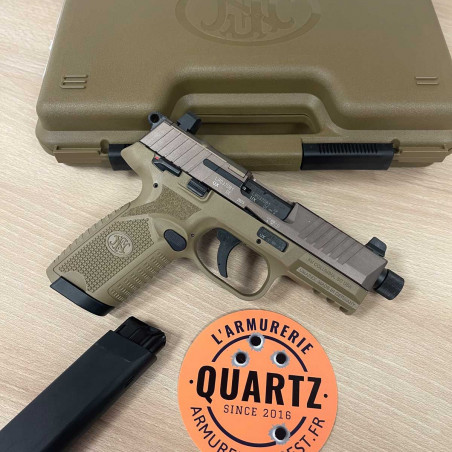 Pistolet FN 502 Tactical cal. 22LR FDE