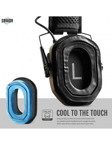 Savior Equipment - Casque Antibruit Electroniques Apollo - Tan