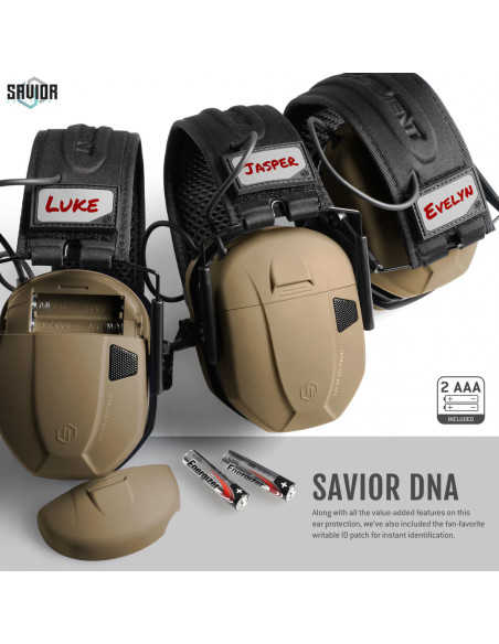 Savior Equipment - Casque Antibruit Electroniques Apollo - Tan
