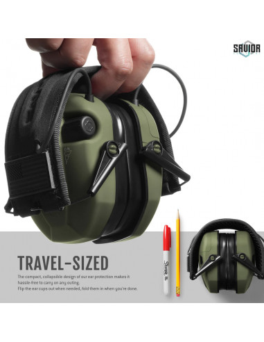 Savior Equipment - Casque Antibruit Electroniques Apollo - OD Green