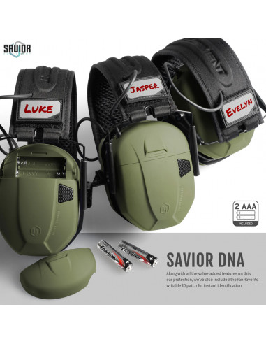 Savior Equipment - Casque Antibruit Electroniques Apollo - OD Green