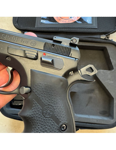 OCCASION VENDUE - Pistolet CZ 75 SP01 SP-01 SHADOW Noir Cal. 9x19mm