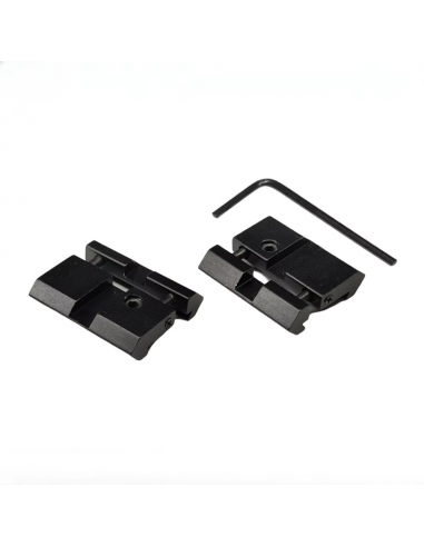 Adaptateur Rail 11mm vers Rails Picatinny 20mm Weaver