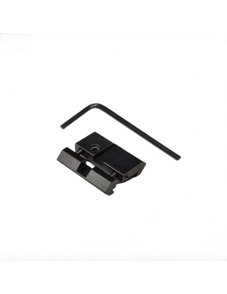 Adaptateur Rail 11mm vers Rails Picatinny 20mm Weaver