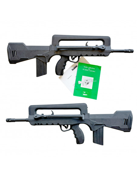 COLLECTION VENDUE - Fusil d'Assaut GIAT MAS FAMAS à plombs 4,5mm CO2 Etat Neuf avec 1 Chargeur et Guide Utilisateur