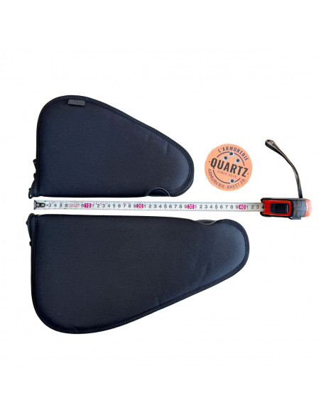 Housse Etui LARGE avec Fermeture ZIP pour Pistolet / Revolver