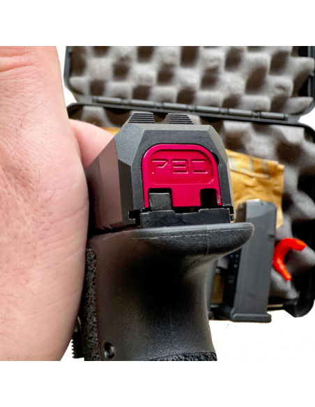 POLYMER 80 - PFS9 COMPACT Canon Fluté et Fileté 1/2-28 TPI Cal. 9x19mm - CLONE GLOCK 19 Fileté