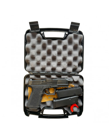 POLYMER 80 - PFS9 COMPACT Canon Fluté et Fileté 1/2-28 TPI Cal. 9x19mm - CLONE GLOCK 19 Fileté