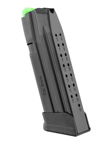 MEC-GAR - Chargeur Compatible GLOCK 19 Acier 18 coups