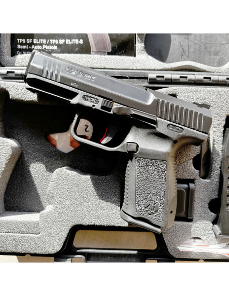 OCCASION - Pistolet CANIK TP9 SF ELITE Cal. 9x19mm Noir