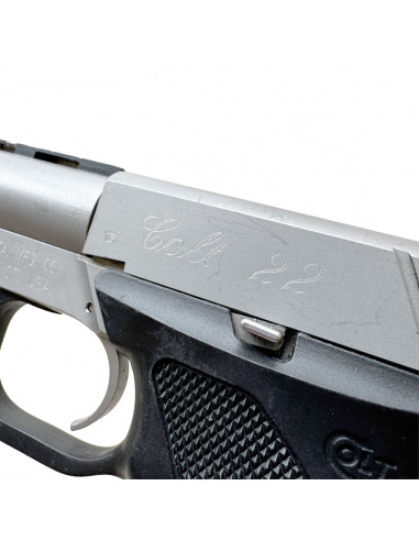 OCCASION VENDUE - Pistolet COLT 22 Cadet Cal. 22LR Inox + 1 Chargeur 10 coups