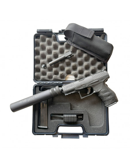 OCCASION - Pistolet WALTHER PPQ Cal. 9x19mm + Réducteur de son Brugger & Thomet Impuls IIA PPQ