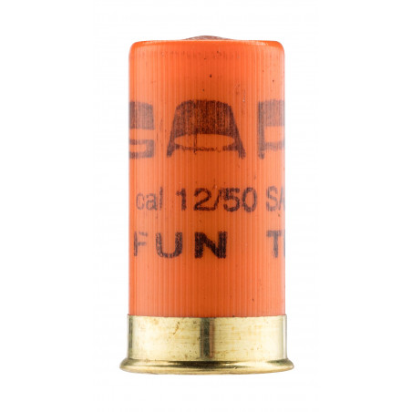 10 cartouches Gomm cogne balle caoutchouc cal. 12/50