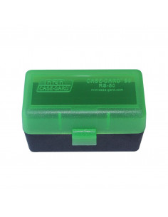 MTM - Boite RS-50 à couvercle pour 50 Cartouches 223 Rem.