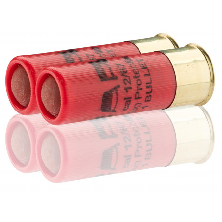 5 cartouches Gomm cogne balle caoutchouc cal. 12/67