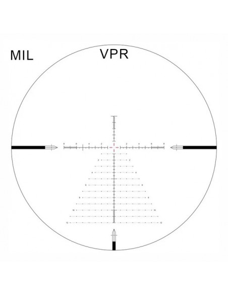 ARKEN OPTICS - Lunette de Tir EPL4 6-24X50 mm FFP Illuminated VPR MRAD - Zero Stop - 30mm Tube