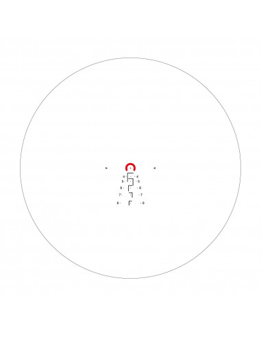 ARKEN OPTICS - Lunette LPVO EP-8 1-8X28 mm Réticule BDC KLBOX FFP Lumineux Tube 34mm