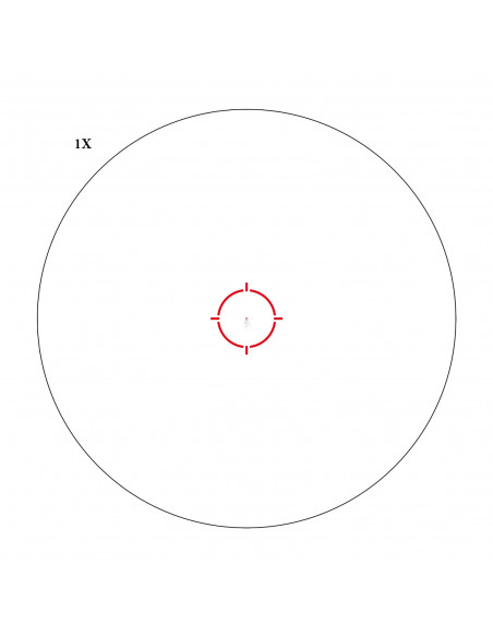 ARKEN OPTICS - Lunette LPVO EP-8 1-8X28 mm Réticule BDC KLBOX FFP Lumineux Tube 34mm