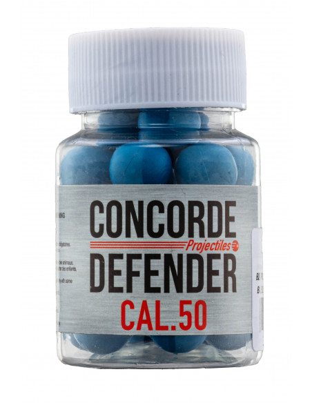 CONCORDE DEFENDER - 30 Billes Cal. 50 de Défense
