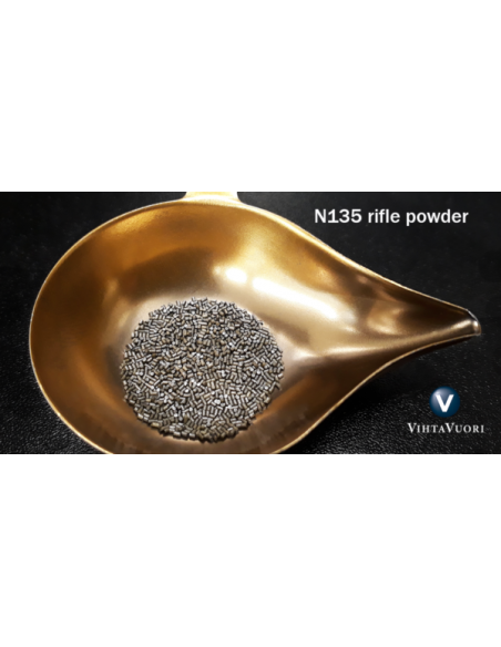 Poudre Vihtavuori N135 1Kg – Rechargement polyvalent carabine