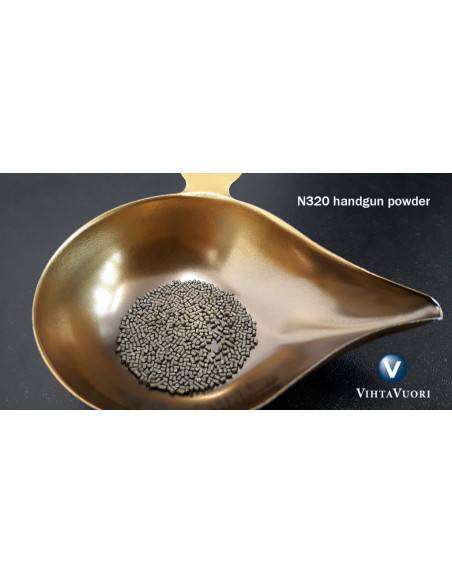 Poudre Vihtavuori N320 500g – Rechargement 9mm & IPSC