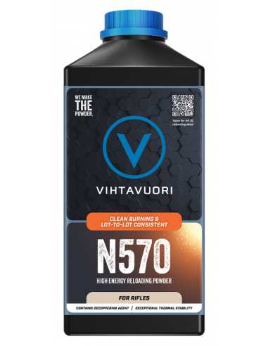Poudre Vihtavuori N570 1Kg – ELR & Magnum carabine