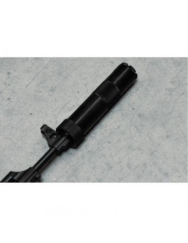 TELEOPTIK - Réducteur de son / Silencieux pour M05 E3 / AKM / AK-47 Cal. 7,62mm Taraudé M14X1L