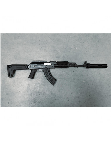 TELEOPTIK - Réducteur de son / Silencieux pour M05 E3 / AKM / AK-47 Cal. 7,62mm Taraudé M14X1L
