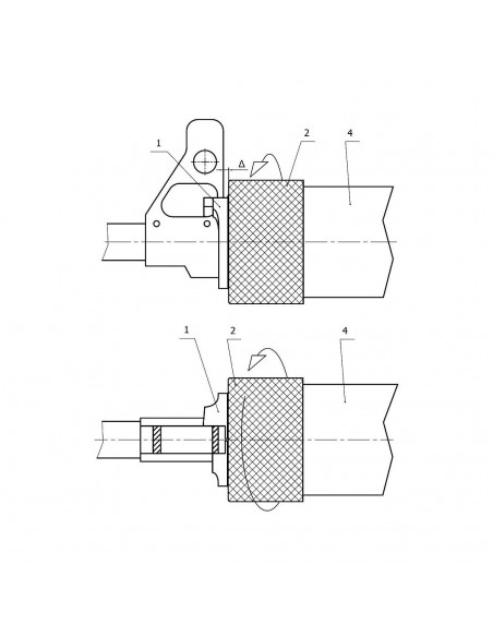 TELEOPTIK - Réducteur de son / Silencieux pour M05 E3 / AKM / AK-47 Cal. 7,62mm Taraudé M14X1L
