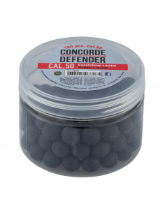 CONCORDE DEFENDER - 100 Billes de Défense Caoutchouc + Métal Calibre .50 2