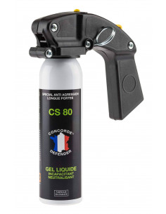 Bombe aérosol GEL CS 80 - 100ml avec poignée