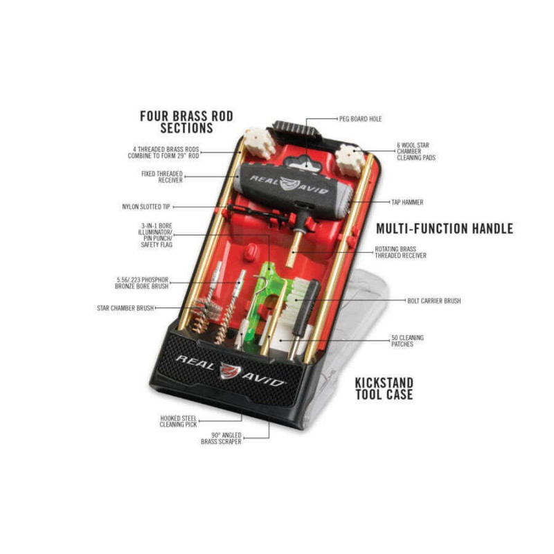 REAL AVID Kit de nettoyage AR15 PRO
