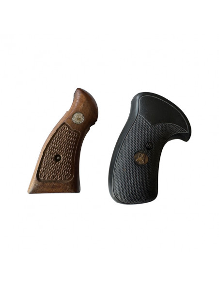 Grip Plaquette - Pachmayr SK-G S&W K/L Frame avec SQUARE BUTT + Smith & Wesson Original Bois
