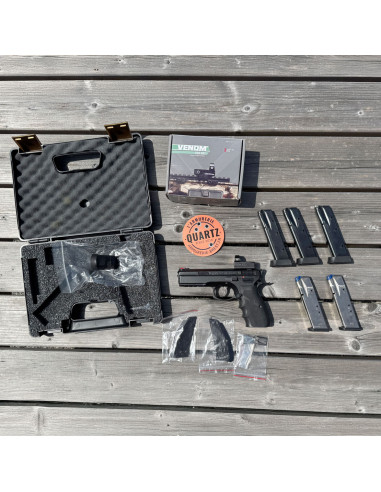OCCASION - Pistolet CZ 75 SP-01 Shadow Cal. 9X19mm + Point Rouge VORTEX Venom + 5 Chargeurs