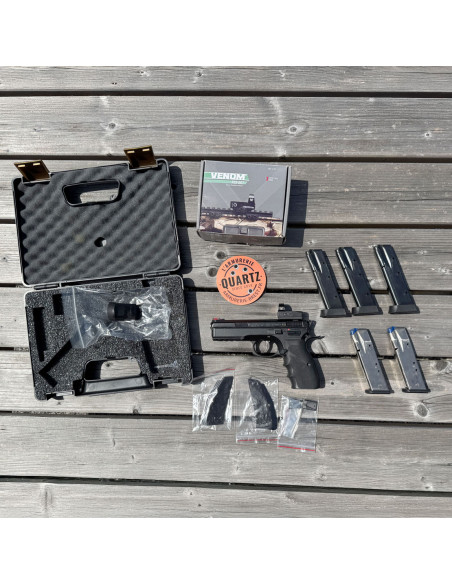OCCASION - Pistolet CZ 75 SP-01 Shadow Cal. 9X19mm + Point Rouge VORTEX Venom + 5 Chargeurs