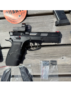 OCCASION - Pistolet CZ 75 SP-01 Shadow Cal. 9X19mm + Point Rouge VORTEX Venom + 5 Chargeurs 2