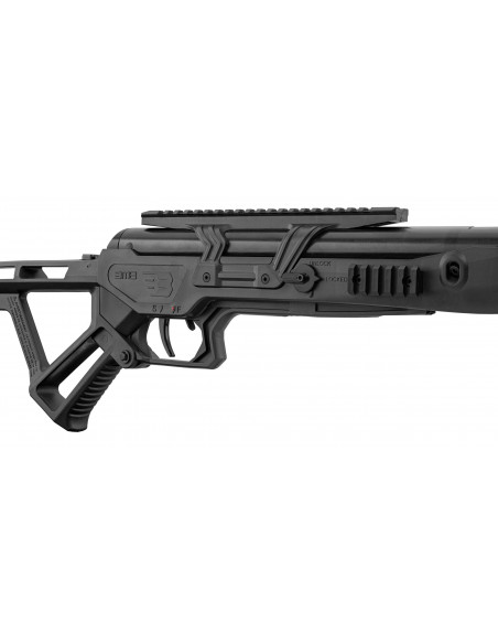 BLACK BUNKER - Carabine à Air Comprimé Pliante BM8 Noir Cal. 4,5mm - 19,9 joules