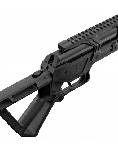 BLACK BUNKER - Carabine à Air Comprimé Pliante BM8 Noir Cal. 4,5mm - 19,9 joules