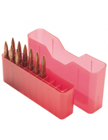 MTM - Boite Rangement 20 Cartouches Munitions J-20-XS Extra Small ( .223 Rem. / 300 AAC Blackout ... ) - GRIS