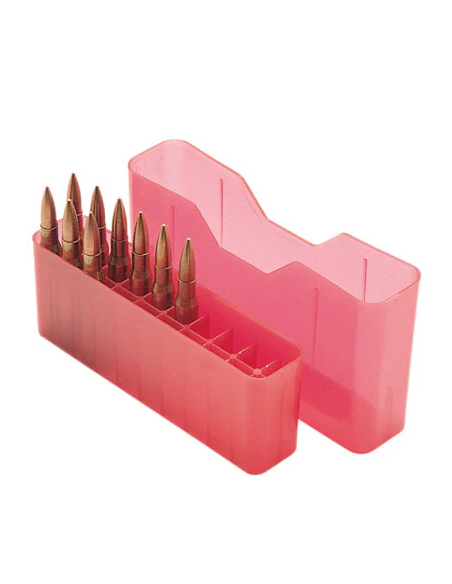 MTM - Boite Rangement 20 Cartouches Munitions J-20-XS Extra Small ( .223 Rem. / 300 AAC Blackout ... ) - GRIS