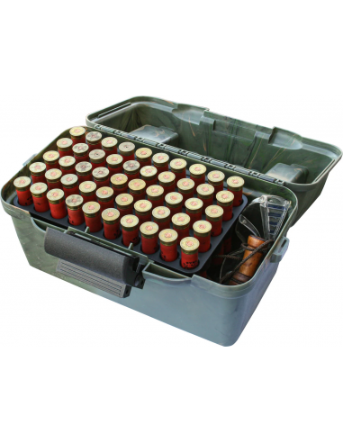 MTM - Caisse Deluxe Camo pour 100 Cartouches Munitions Calibre 12 ou 20