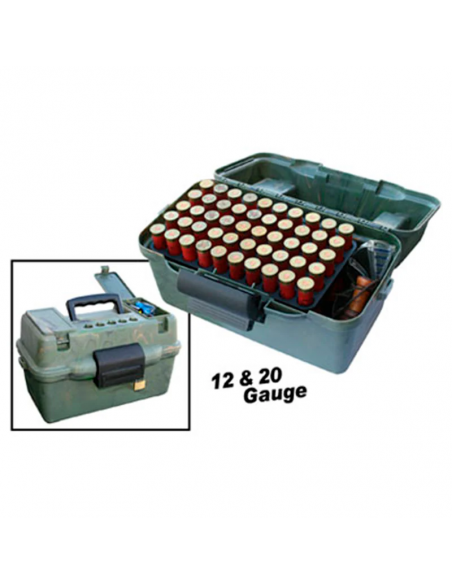 MTM - Caisse Deluxe Camo pour 100 Cartouches Munitions Calibre 12 ou 20