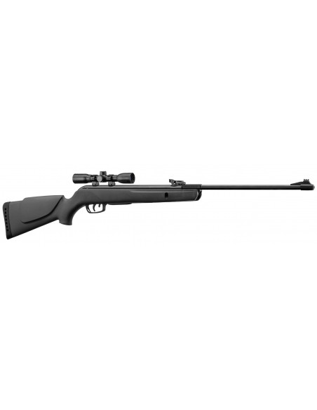GAMO - Pack Carabine Big Cat 1000E Noire Barricade 4.5 mm 19.9J + Lunette LC 4X32mm