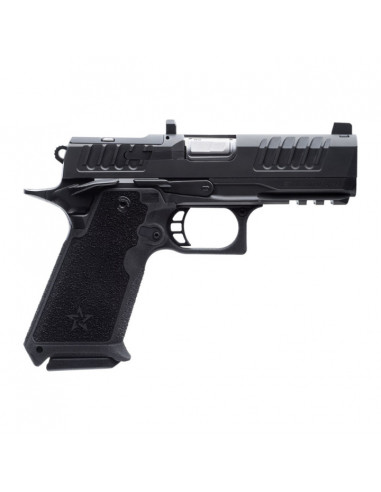 Staccato - Pistolet Base HD P4 Canon Inox Guidon Ameriglo 9x19mm