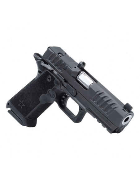 Staccato - Pistolet Base HD P4 Canon Inox Guidon Ameriglo 9x19mm