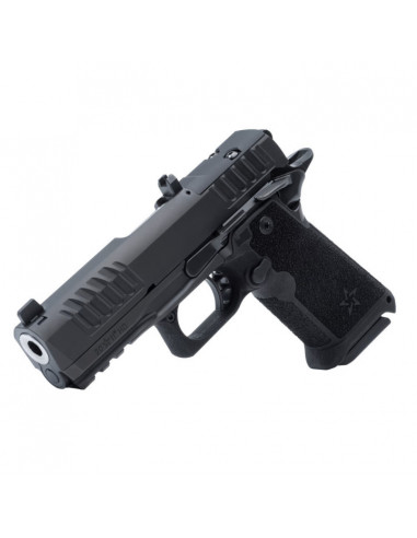 Staccato - Pistolet Base HD P4 Canon Inox Guidon Ameriglo 9x19mm